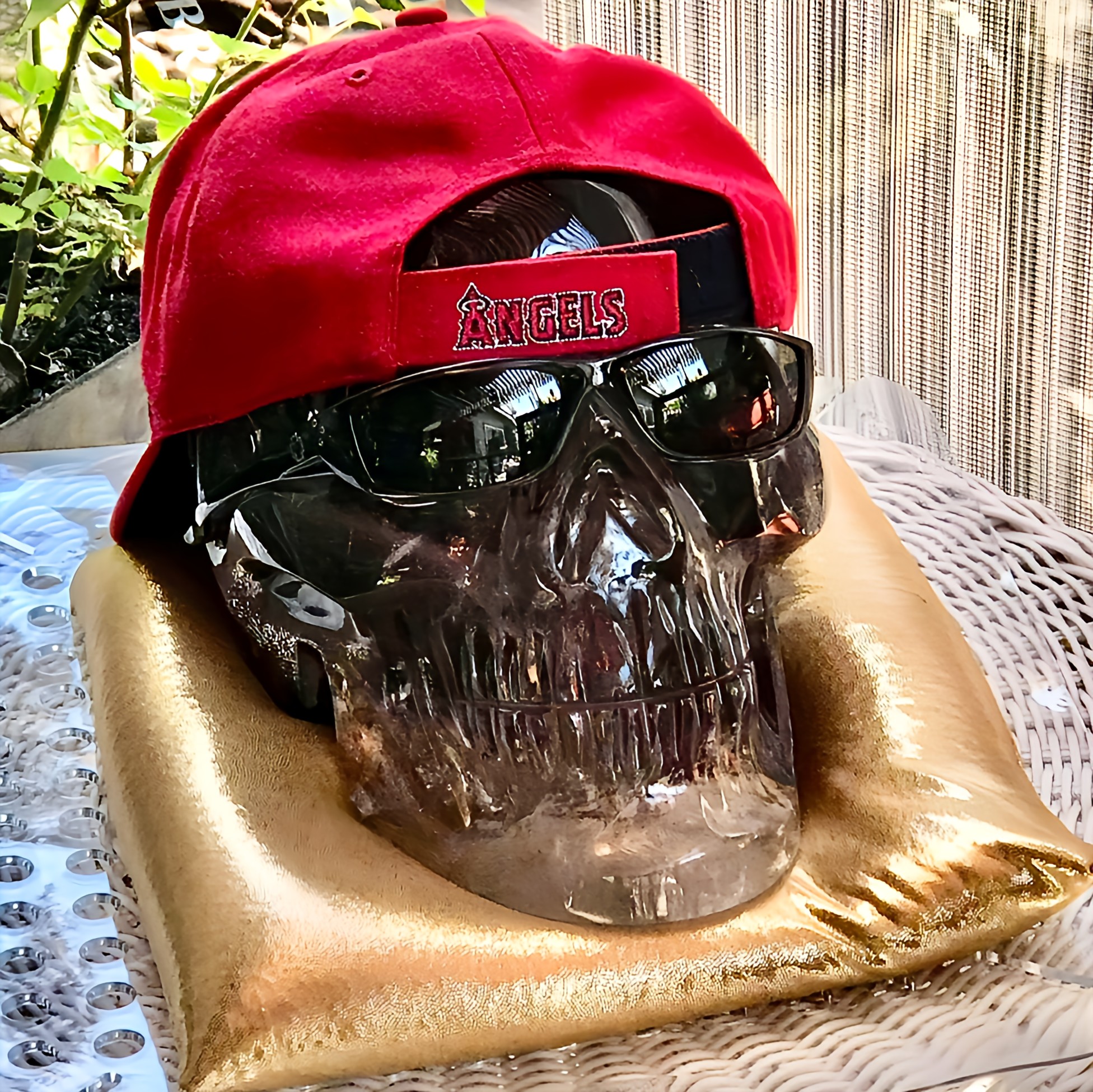 35 HD Adam Skull Angel's Cap